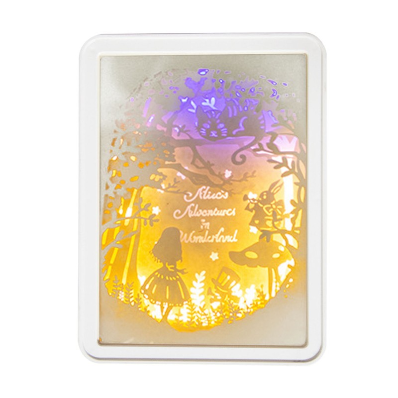 Papercut Light Box Soft Warm Light Romantic USB Battery Powered