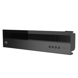 Vornado PROFILE Window Fan, Whole Room Air Circulator, Reversible Exhaust, Quiet Operation, 3 Speed Settings, Low Profile Window Fan for Kitchen, Bedroom, and Home, Black