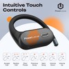 PowerLocus Open Ear Headphones, Wireless Open-Ear Earbuds with Enhanced AI