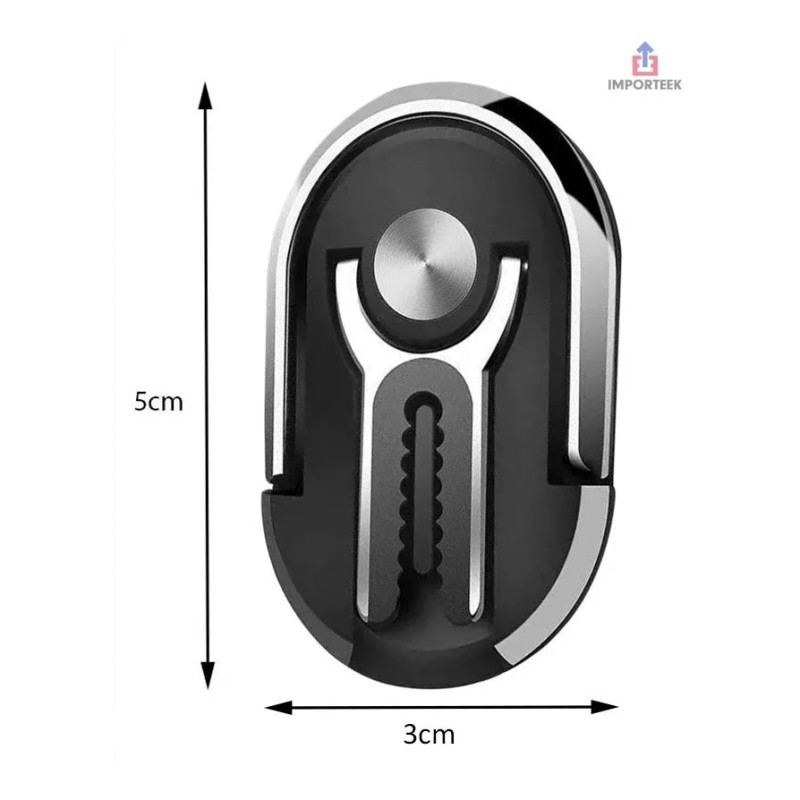 Importeek Soporte Sujetador Celular Anillo Base Auto Rejilla Aire 360