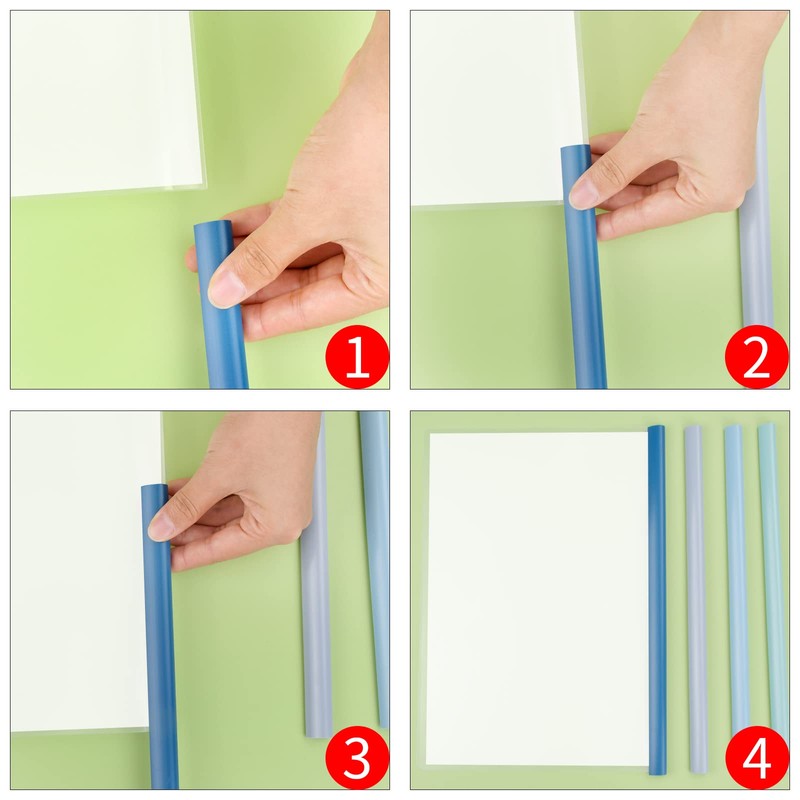 Pack of 10 A4 Documents Files Report Covers with Sliding