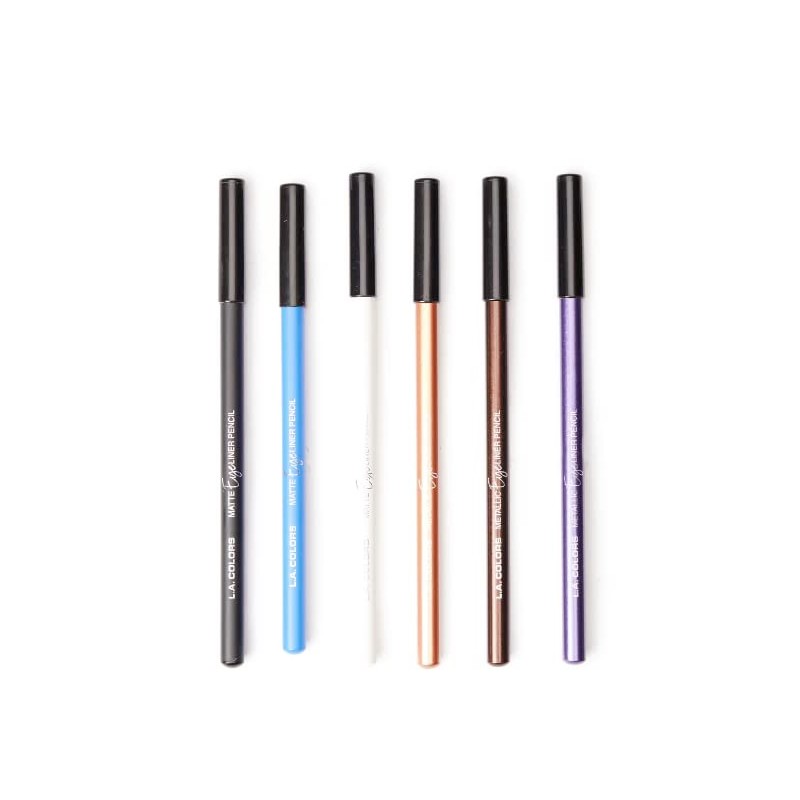 L.A. COLORS | Eyeliner Accentuate 7-Piece Eyeliner Pencils & Sharpener