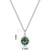 Philip Jones May (Emerald) Birthstone Necklace Created with Zircondia® Crystals