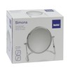 Kela Standspiegel, Simona, 1-/7-fach Vergrößerung, Ø 12 cm, Metall, 20641