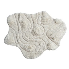 Bloomingville Textured Harmony Tufted Rug, Natural