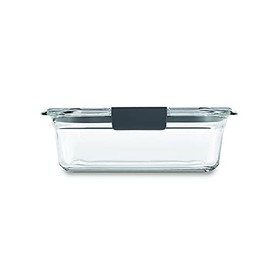 Rubbermaid Brilliance 757ML Food Storage Container, Leak-Proof, Clear, BPA Free