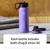Thermoflask 50071 Insulated Water Bottle 32 oz White