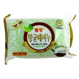 Wellbeing antibacterial soap, 200g, 1, 1 piece / 웰빙 항균 때비누, 200g, 1, 1개입