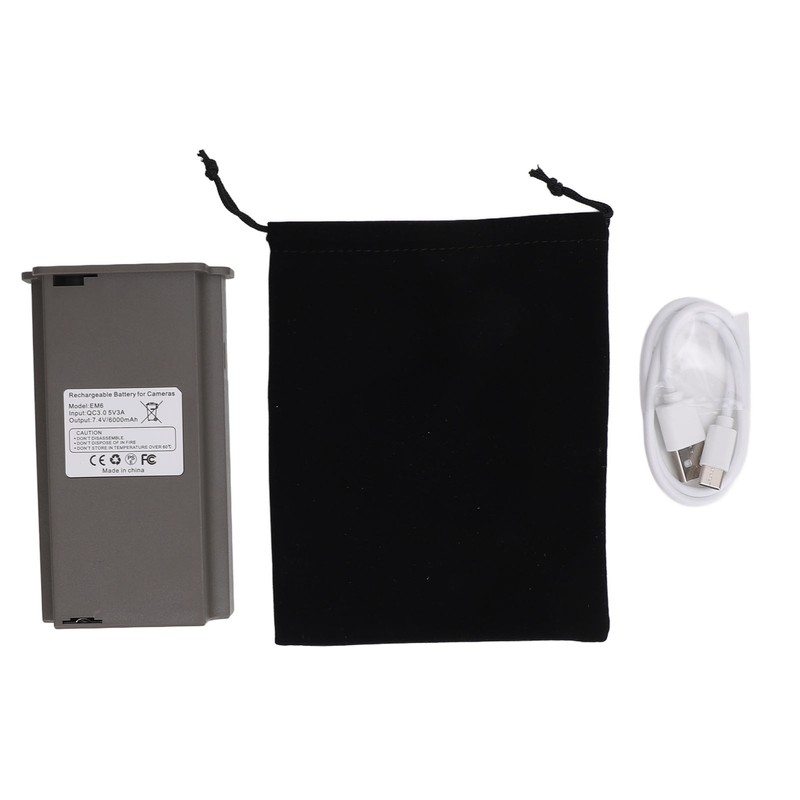 6000mAh Rechargeable Lipo Lithium Battery Pack for Trail Camera 7.4V