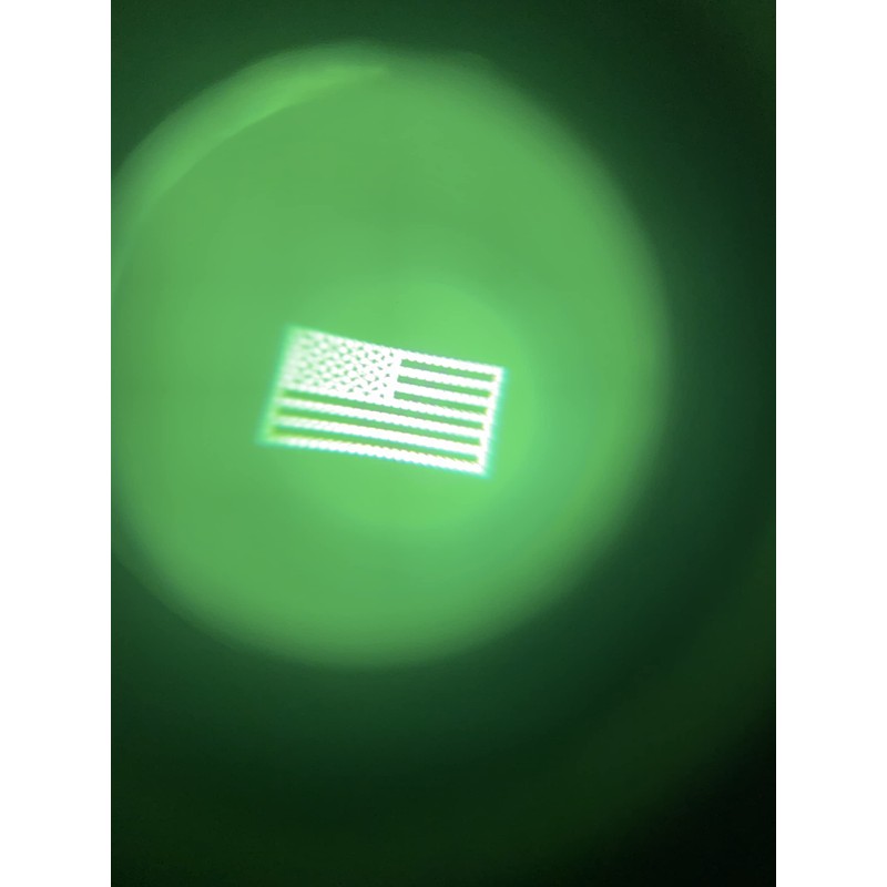 Forward Black and White American Flag IR Infrared Reflective Flag