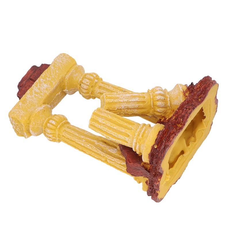 Roman Column Aquarium Decoration Resin Simulation Reusable Fish Tank Landscape