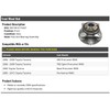 Front Wheel Hub and Bearing Assembly - Compatible with 2005-2015