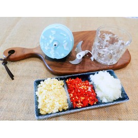 Electric Garlic Chopper,Electronic Garlic Chopper,Mini Food Mincer,USB Rechargeable Food Chopper,Portable Food Processor for Vegetables/Meats/Spices,250ml-OROCKO,Green