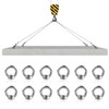 Ring Nut M4 Pack of 12 Ring Eyelets Stainless Steel