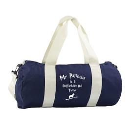 Hippowarehouse My Patronus Is A Staffordshire Bull Terrier Gymwear Gym Duffle Cylinder Uniform Kit Bag 50 x 25 x 25cm 20 litres