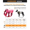 Reflective No Pull Heavy Duty Pink Service Dog Vest Harness