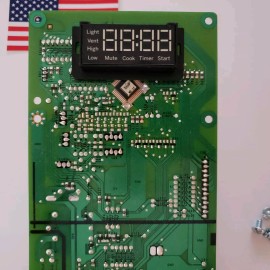 GE WB27X29801 New GE Microwave Control Board White LED Genuine OEM  90 Day Warranty