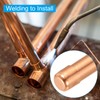 PATIKIL 1 Inch ID Copper Pipe End Cap, 4 Pack
