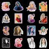 Billie Eilish 50 Calcomanias Stickers Cantante Contra Agua