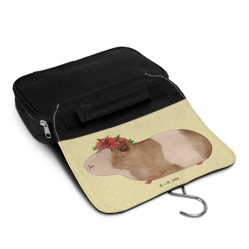 Mr. & Mrs. Panda Toiletry Bag Guinea Pig Wise, yellow,