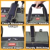 Justzon rolling tool bag with wheels for Electrician HVAC Tool