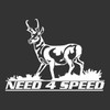 Need 4 Speed Decal (White)