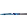 Single Flute Cutter Tungsten Steel Spiral End Mill Straight Shank