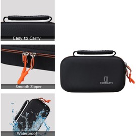 Tourmate Hard Case Compatible AstroAI Car Jump Starter, Travel Case for AstroAI/S ZEVZ 2000A 12V 18000mAh Car Battery Charger Holder (Box Only)(Black+Orange)