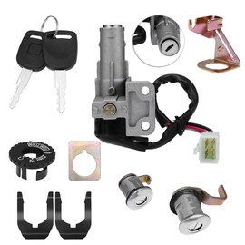 laffoonparts Ignition Key Set Key Switch Replacement for VIP Champion GMI 102 Chinese Scooter 4 Stroke 49.5cc 150cc