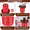 Mini fuente de chocolate de 5 onzas con 10 tenedores,