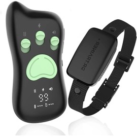 Dr.Trainer Dr. Trainer T1s Dog Shock/Bark Smart Training Collar with Remote IPX7