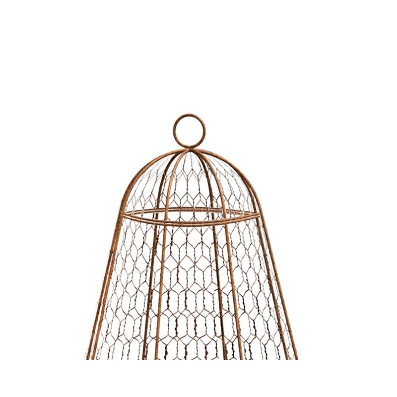 Panacea Rustic Wire Garden Cloches, Set of 6 – 20"