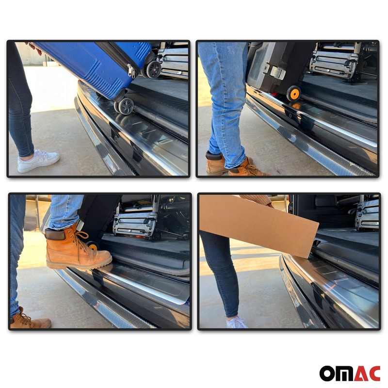 OMAC Rear Bumper Sill Cover for Mercedes GLC Class X253