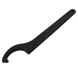 Murtenze C Hook Spanner Wrench for 45-52mm Round Nut, Universal Coilover Spanner Wrench Black Adjustment Hook Wrench Tool Carbon Steel