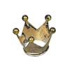 Rayher 8626400 Metal Crown Diameter 2 cm Height 2 cm