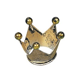 Rayher 8626400 Metal Crown Diameter 2 cm Height 2 cm