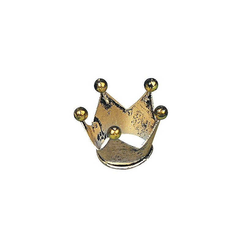 Rayher 8626400 Metal Crown Diameter 2 cm Height 2 cm