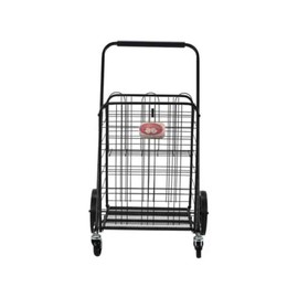 Two Lumps of Sugar Jumbo Shopping Cart - Best Foldable, Collapsible Grocery Carts with Wheels, 99 lbs. Capacity, Durable and Portable for Home Use, Ideal for Groceries and Laundry