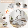 Pack of 2 Sink Strainer Stainless Steel Sink Clogging Protection