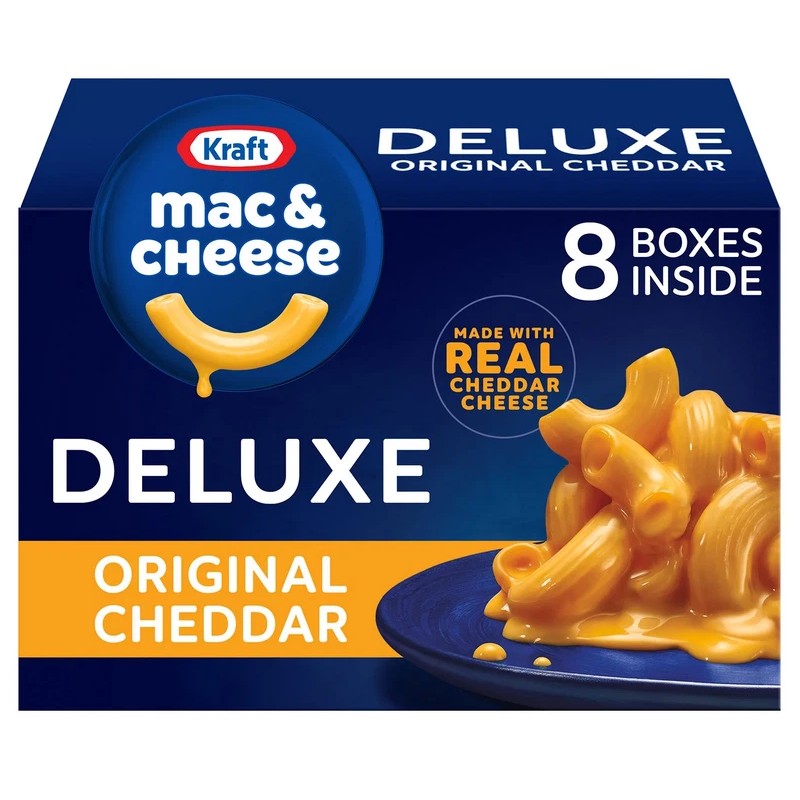 Kraft Deluxe Original Cheddar Macaroni and Cheese Dinner, 14 oz.,