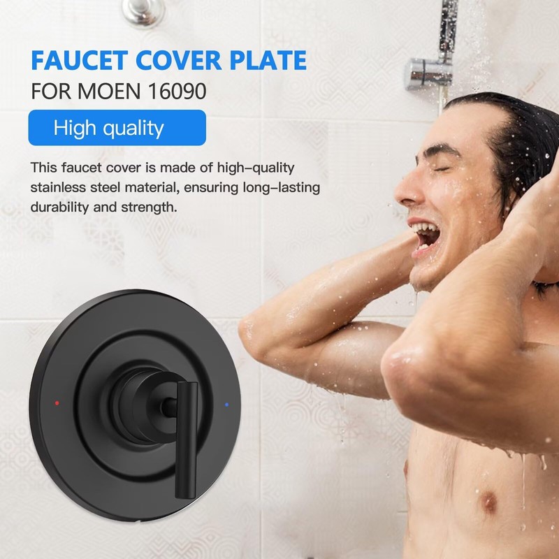 HaeKap Stainless Steels Escutcheon Replacement for Most Chateau One-Handle Tub