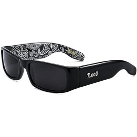 LOCS  Bandana Gangster Black Shades Mens Designer Sunglasses Cholo Dark Lens