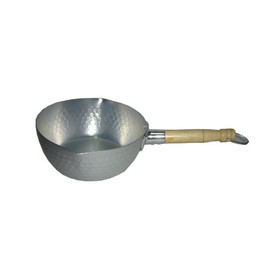 Maekawa Metal Snow Flat Pot (Plate Thickness: 0.5 inches (1.3 mm)), 6.3 inches (16 cm)