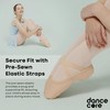 Dancecore Children's Slip-On Canvas Ballet Dance Shoe with Split Leather
