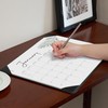 Cabbrix Desk Calendar 2025-2026 with Desktop Mat, Simple Desk Pad