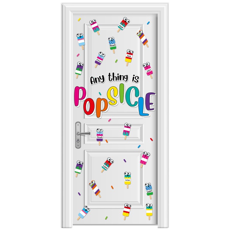 Mooliwe 52 Pcs Summer Bulletin Board Decorations Set Anything is