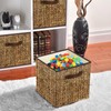 homyfort 12x12 Cube Storage Bins - Fabric Cubby Bins with