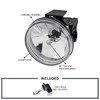Spec-D Tuning Clear Driving Fog Lights +Bulbs Compatible with 1999-2002