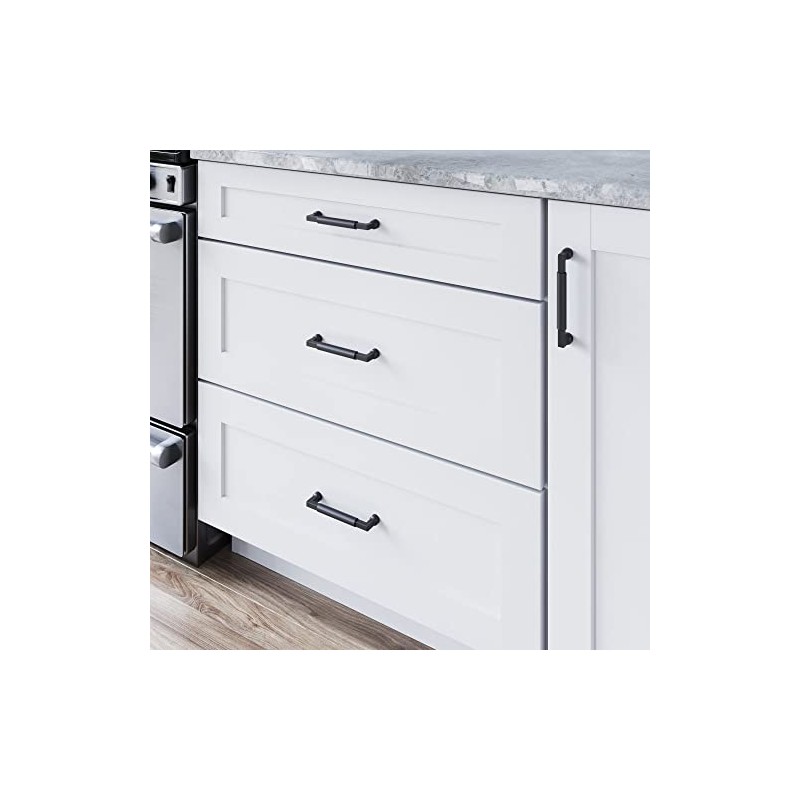 Top Knobs Cumberland Pull 5 1/16 Inch (c-c) Flat Black