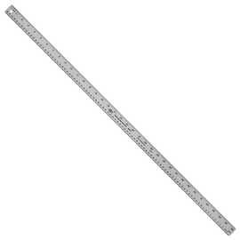 ALVIN Stainless Steel Ruler 36 Inches Model R590-36 Drawing and Design Tool for Students and Professionals, Great for Drafting, Architecture, Engineering, and Art - Stainless Steel Ruler - 36 Inches